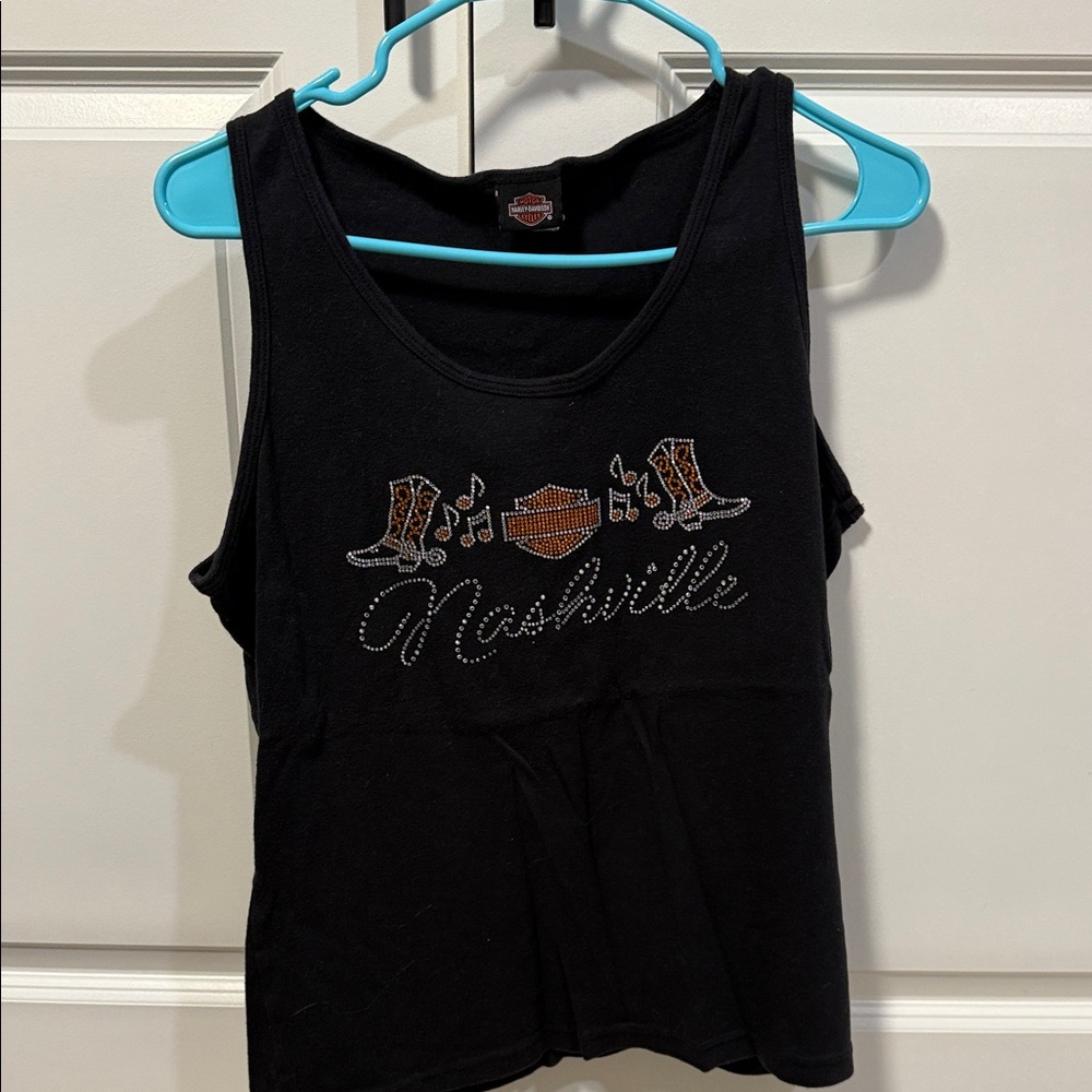 Harley-Davidson Black Nashville Kids Tank Top
